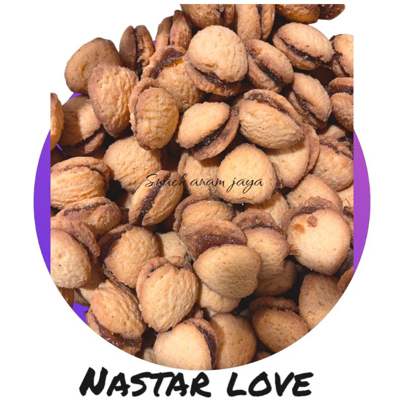 

COOKIES NANAS/NASTAR HATI kue kering nastar love (250g)