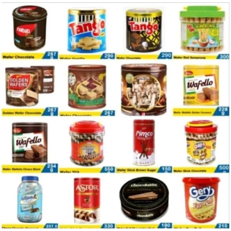 

Tango, Nabati, Nissin, Khonguan, Monde, Good Time kue lebaran