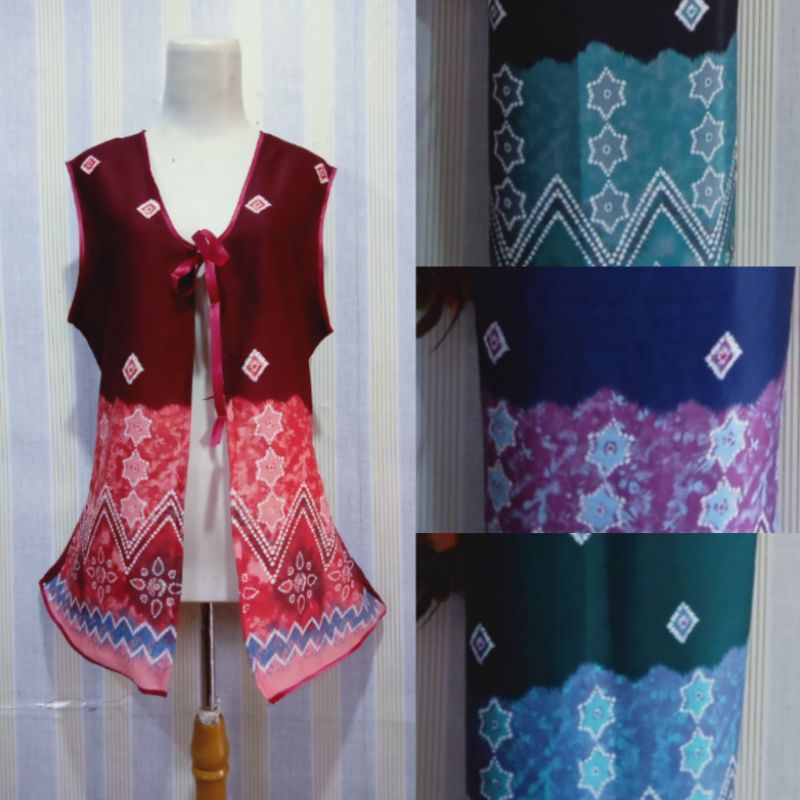 CARDIGAN SASIRANGAN FAZA/OUTER SASIRANGAN/ATASAN WANITA SASIRANGAN/COD