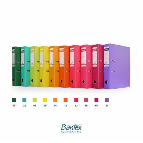 

BANTEX ORDNER A4 7 CM MULTICOLOUR #1450 (1 DUS ISI 15 PCS, BEBAS PILIH WARN