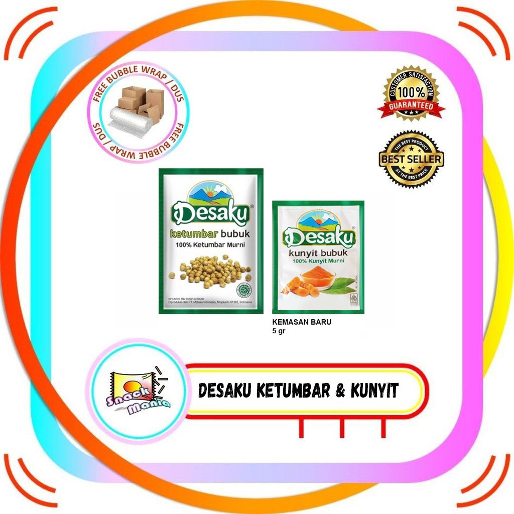 

Desaku Bubuk Ketumbar / Kunyit - Rempah Rempah Bumbu Dapur 10 gr
