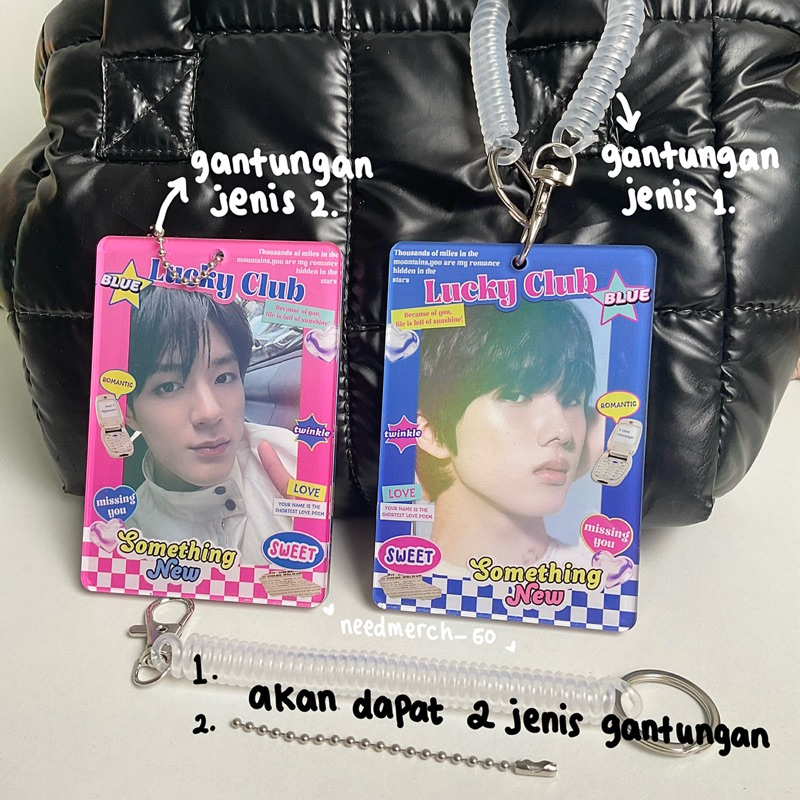 

Ready acrylic photocard holder 2 sisi / cahol 2 side ready stock
