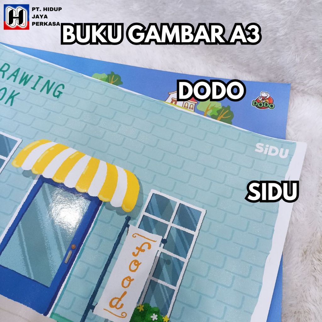 

BUKU GAMBAR A4 DAN A3 DODO SIDU JENIA