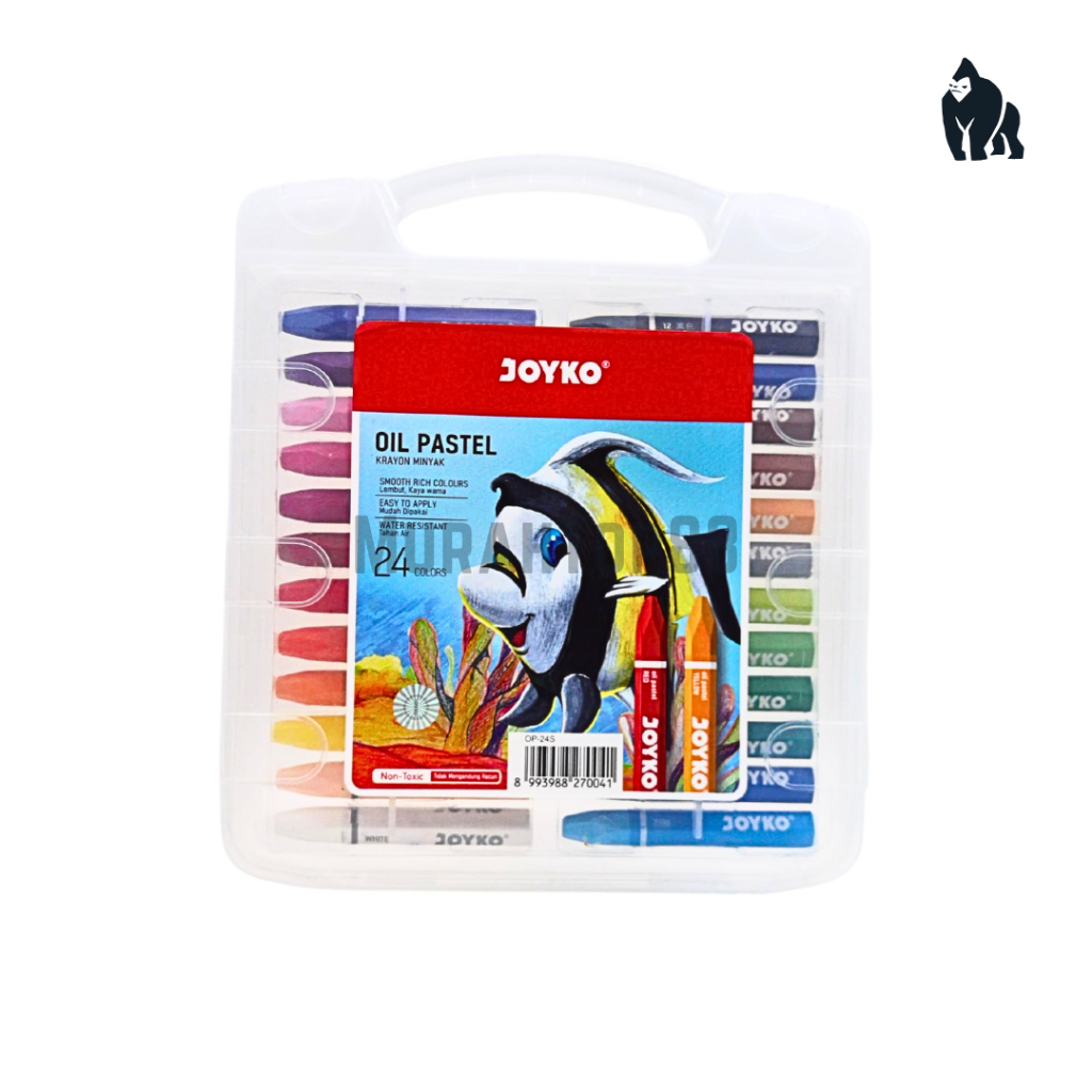 

Crayon Joyko 24 Warna Oil Pastel / Krayon Mewarnai 24 W [HARGA PER SET]