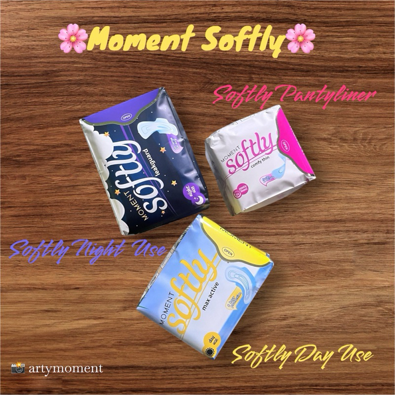 Moment Softly 2 pantyliner 1 day 1 night