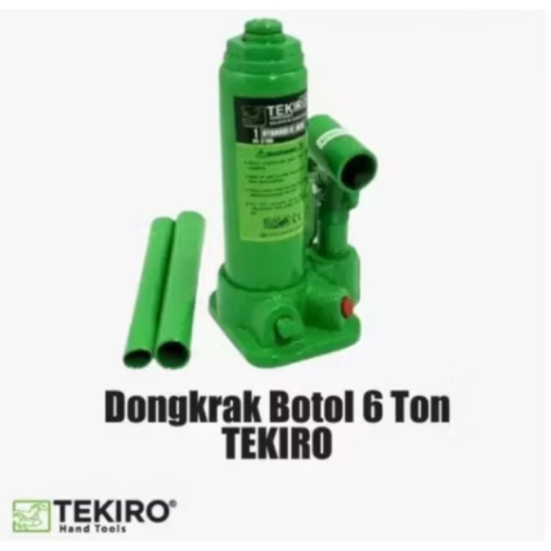 Tekiro Dongkrak Botol 6 Ton Hidrolik Dongkrak Mobil Hydraulic Jack