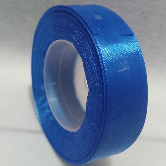 

Pita satin biru benhur 1 inch 2.54 cm Per roll pita kado pita bucket bunga pita hias 1inch,2.5cm