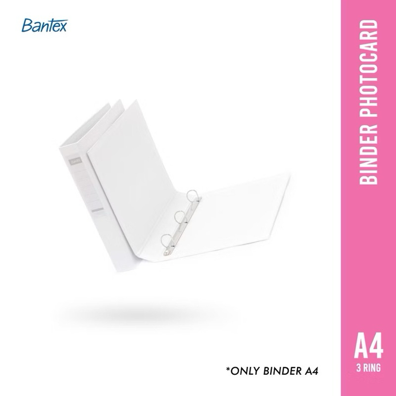 

preloved binder bantex a4 3 ring white