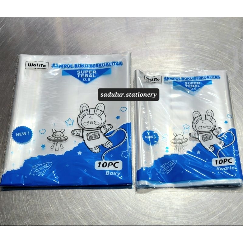 

Sampul Buku Plastik Walito Sampul Tebal 0.9micron (1pak isi 10pcs)