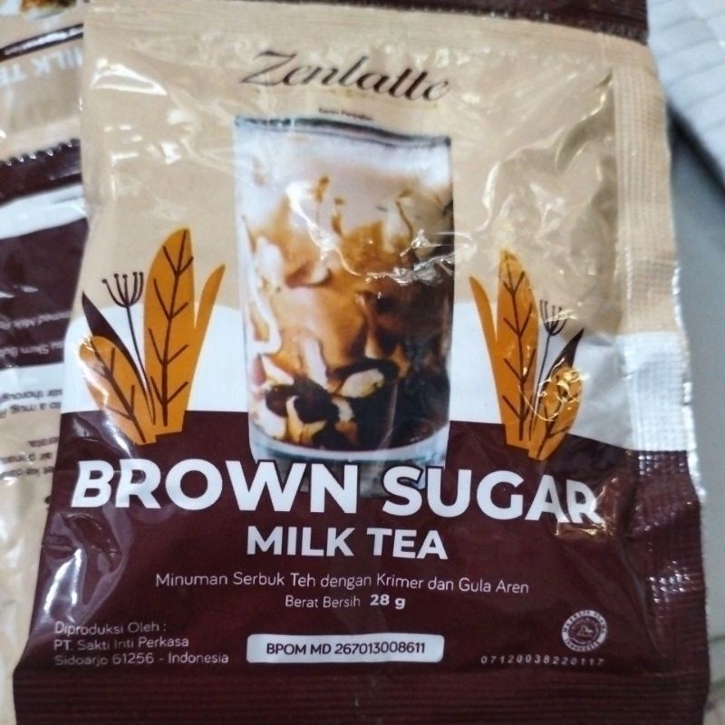 

brown sugar milk tea Zenlatte