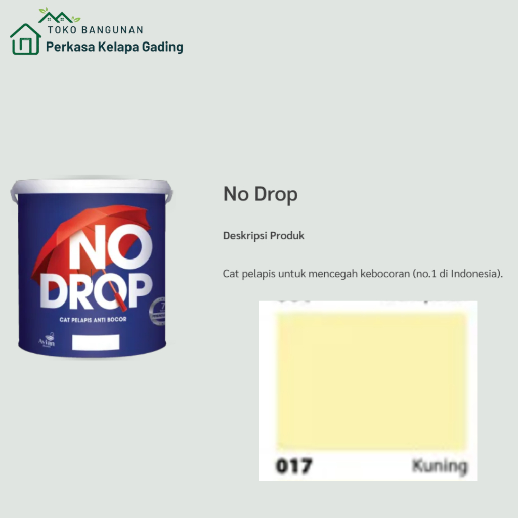 No drop cat anti bocor 1kg - kuning 017