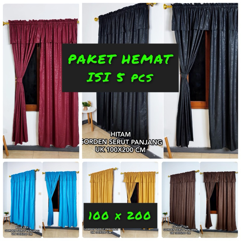 GORDEN JENDELA PINTU PONI MODEL SERUT