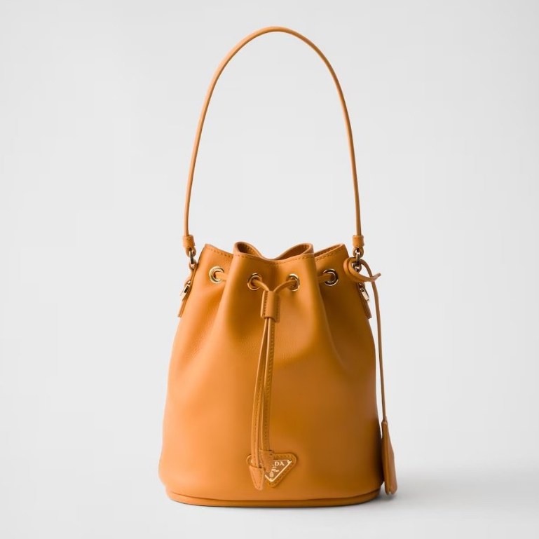 Prada Leather Bucket Mini Bag