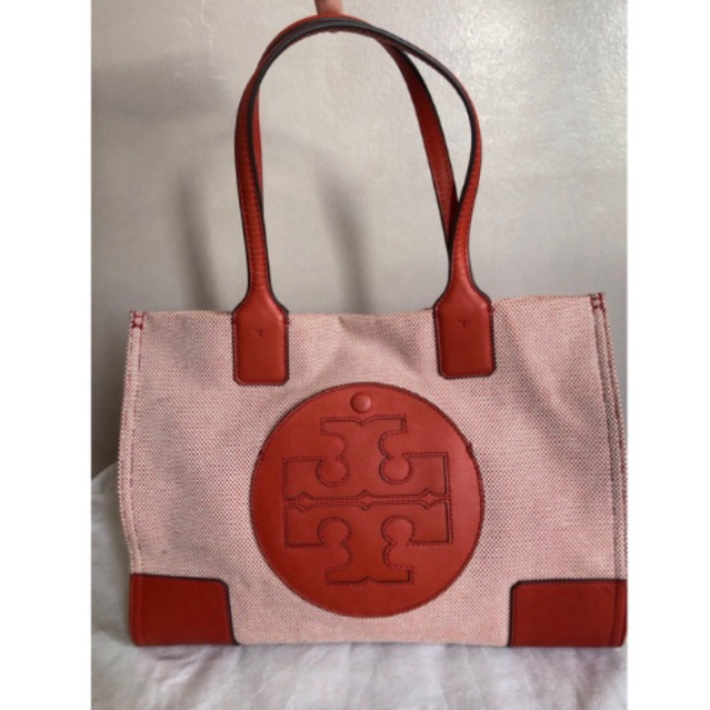 (Preloved) Tory Burch Ella Canvas Tote bag