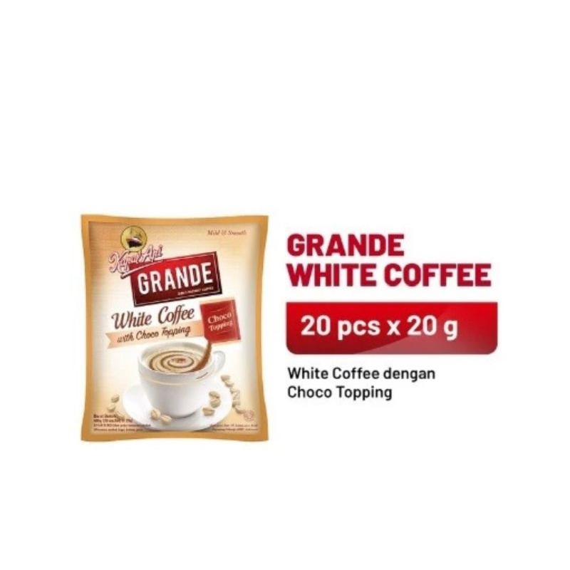 

Kapal Api Grande White Coffee Toping Pack 20 Pcs