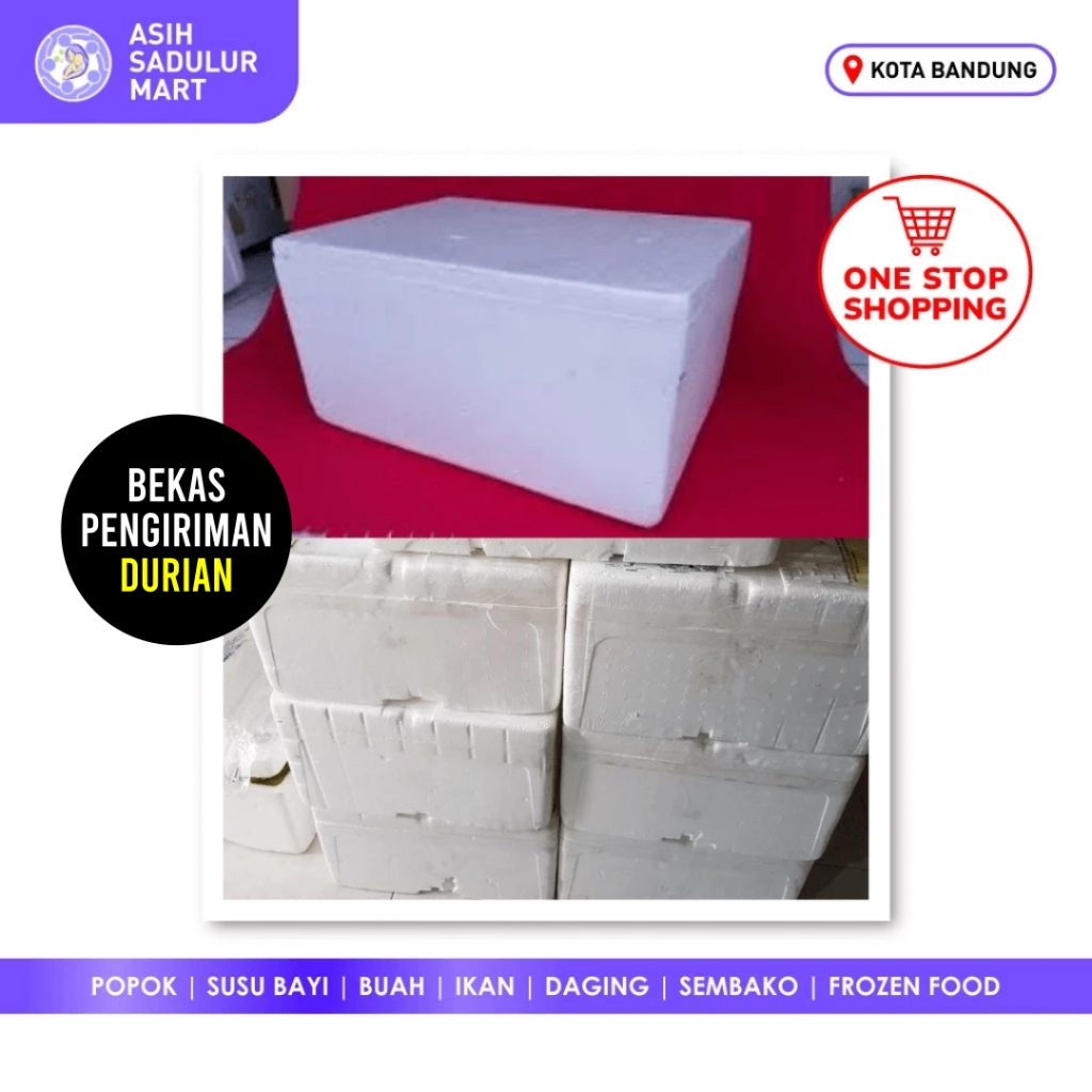 Box Styrofoam Packing Bekas / Sterofoam Sterofom Bandung