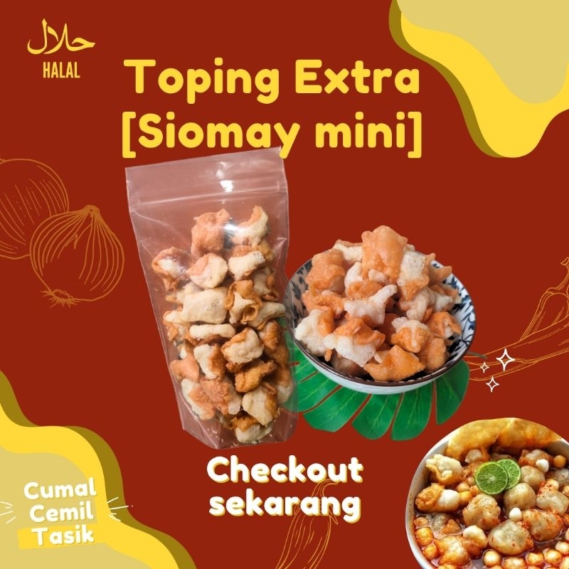 

Siomay Mini Renyah / toping baso aci