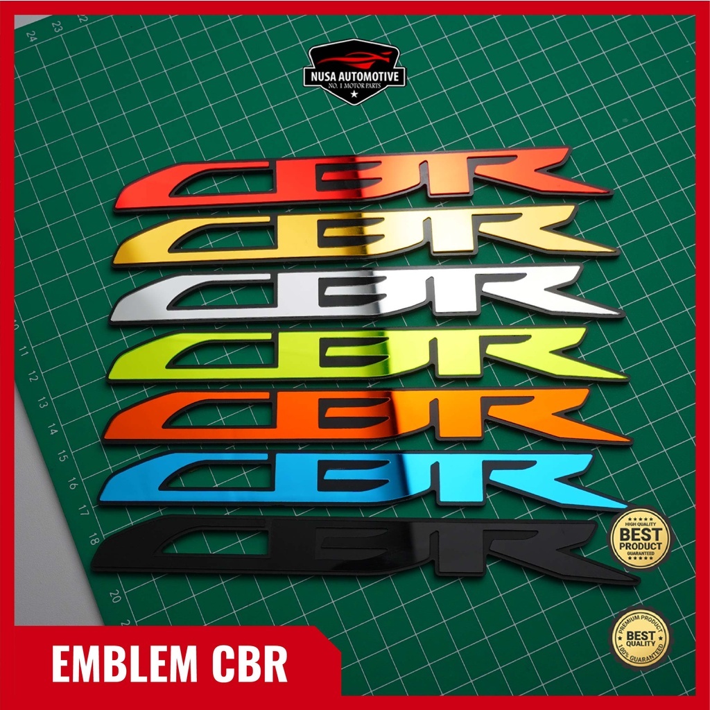 EMBLEM CBR LOGO CBR BUKAN STIKER CBR 150 R ORIGINAL STICKER TULISAN CBR 150R AKSESORIS CBR MODIF CBR