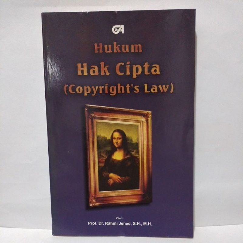Buku Hukum Hak Cipta (Copyright's Law) -Prof. Dr. Rahmi Jened, S.H., M.H.