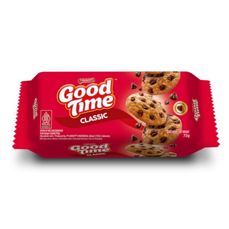 

Good Time Cookies 72gr / Klasik / Double Choc / Kopi