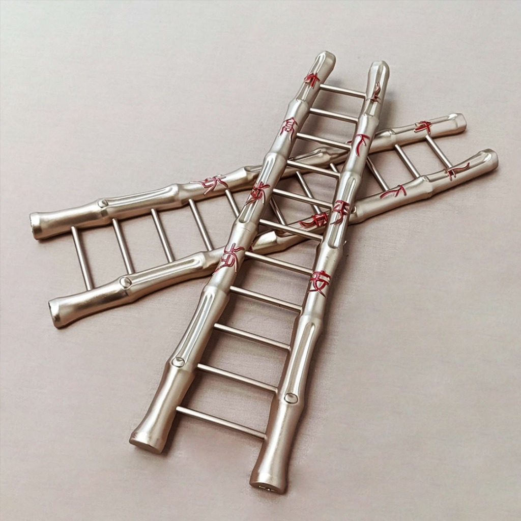 Imlek Tangga Bubugao Sheng Bambu FU Pot Dekorasi Florist Hiasan Imlek Dekorasi Hampers Imlek