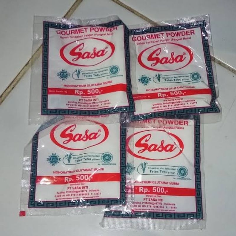 

Micin MSG SaSa Lembaran Rp.50 500 an Penyedap Rasa