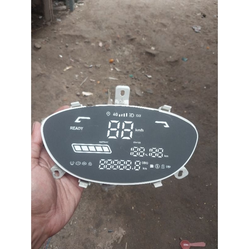 spido spidometer bekas original copotan motor listrik smoot tempur