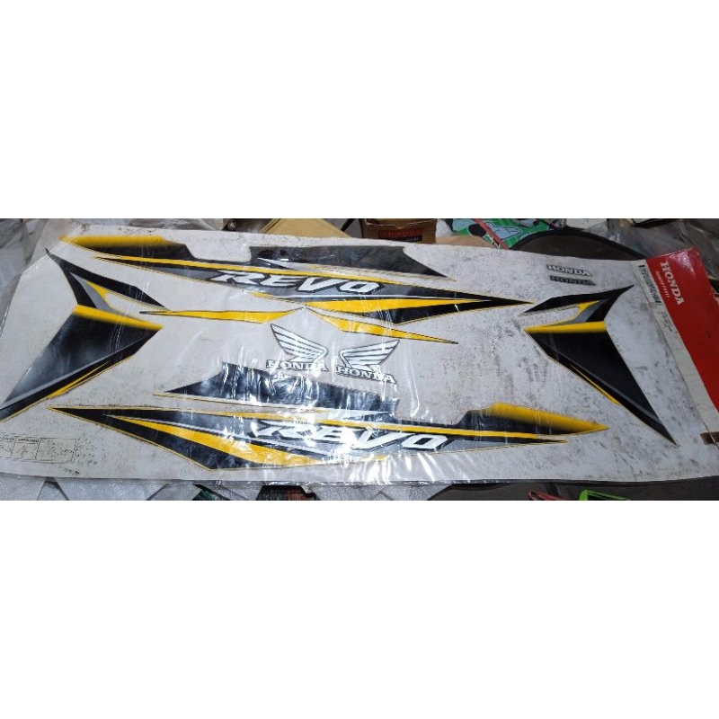 871x0 kwy 700 ze original AHM Astra Honda motor stripe type 5 pearl fystriping stiker box cover body