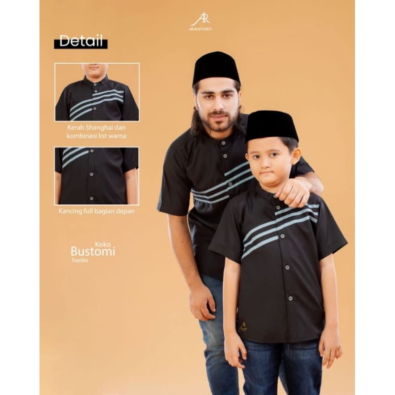 Koko Bustomi by Arrafi ORI Couple Ayah dan Anak Toyobo Adem