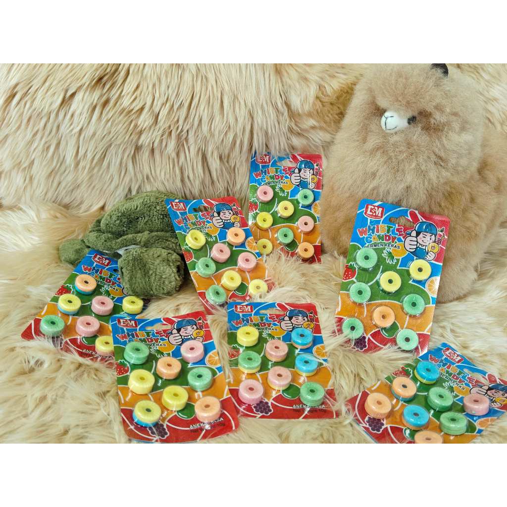 

permen DSM whistle candy kotak, 06Pcs