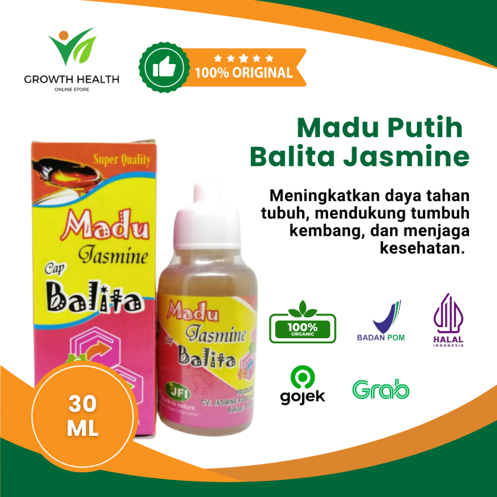 

Madu Putih Balita Jasmine 30 ml - Madu Balita