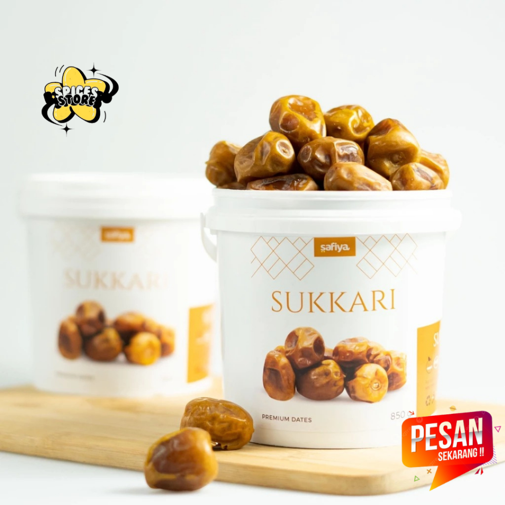 

SPICES STORE KURMA SUKARI MURAH EMBER 850 GR SAFIYA ORIGINAL MURAH