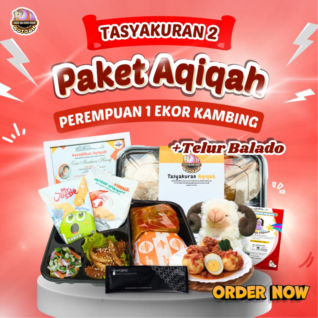 

AQIQAH INCLUDE TELUR BALADO - Paket Aqiqah Perempuan Tasyakuran 2