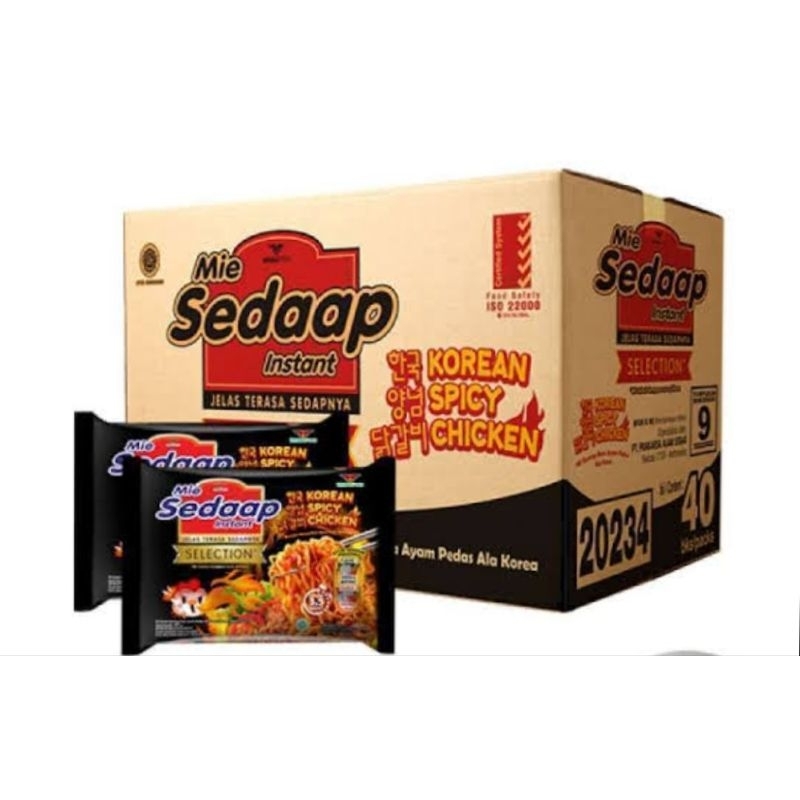 

mie sedaap korean spicy 1 dus (40bks)