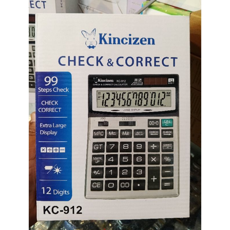 

kalkulator dagang Kincizen original Type KC-912 Kincizen ori