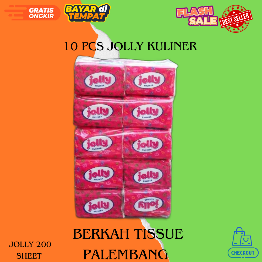 JOLLY TISSUE 10PACK POP UP// JOLLY POP UP 200 SHEET Multipack
