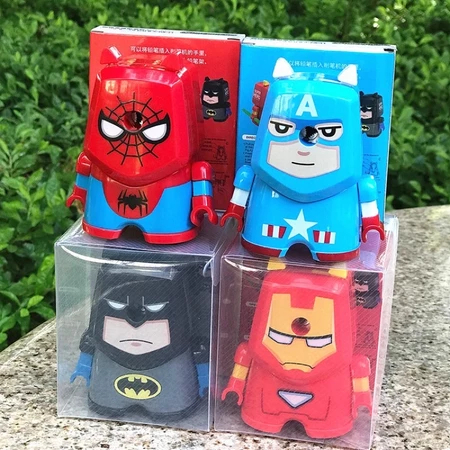 

Rautan Pensil Putar Sharpener Meja Bentuk Superhero