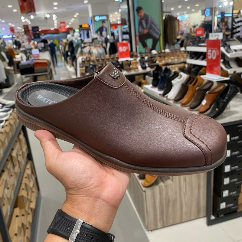 Watchout Sepatu Bustong Sepatu Sandal Pria Casual Formal Kulit Berkualitas 39-44