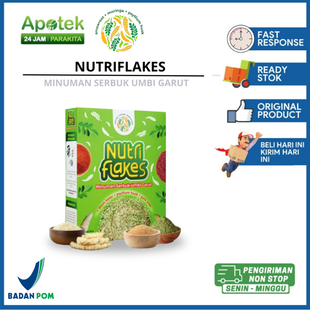 

NutriFlakes Minuman Serbuk Umbi Garut 30gram