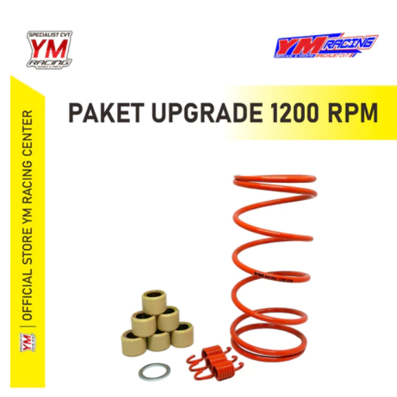 UPGRADE CVT MIO 1200 RPM (SPORTY/SMILE) PAKET UPGRADE CVT 1200RPM MIO SOUL / UPGRADE CVT NOUVO 1200 