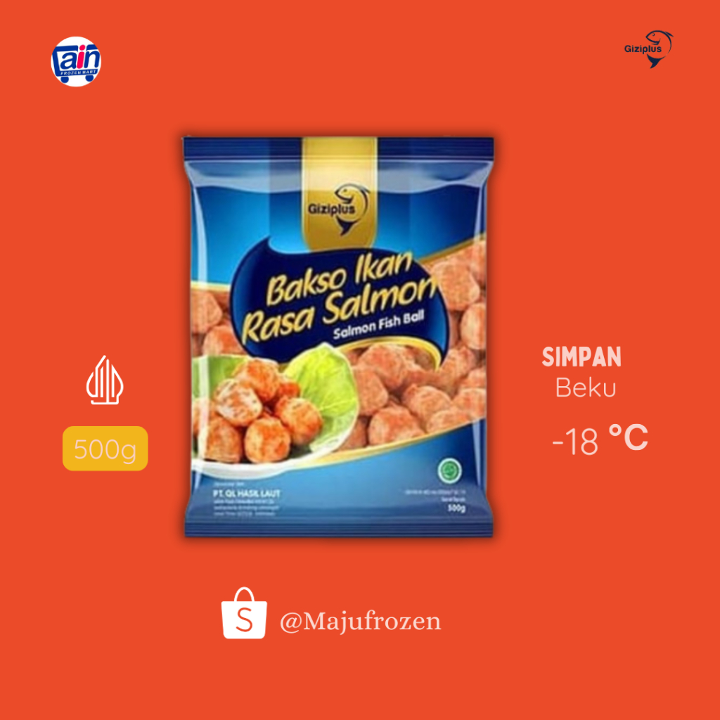 

GIZIPLUS Bakso Ikan Salmon 500gr