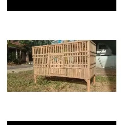 kandang ayam bambu bongkar pasang