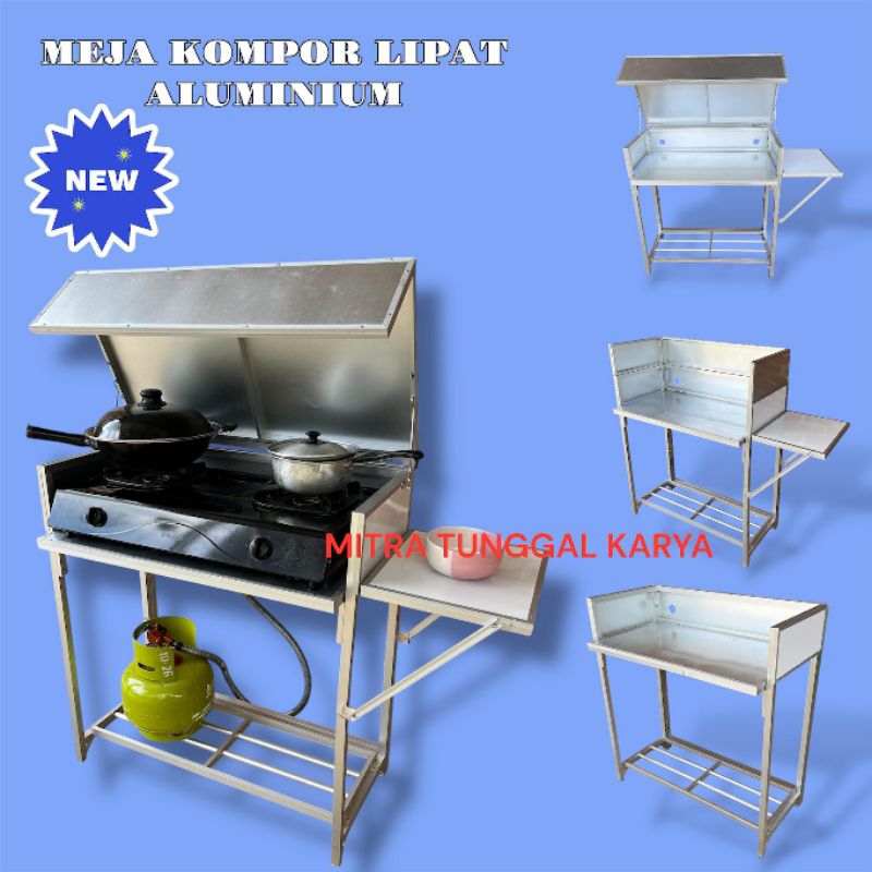 Meja kompor lipat / Meja kompor portable