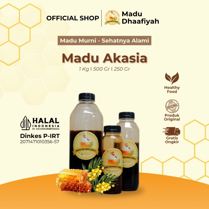 

MADU AKASIA CARPA UKURAN 250 GRAM