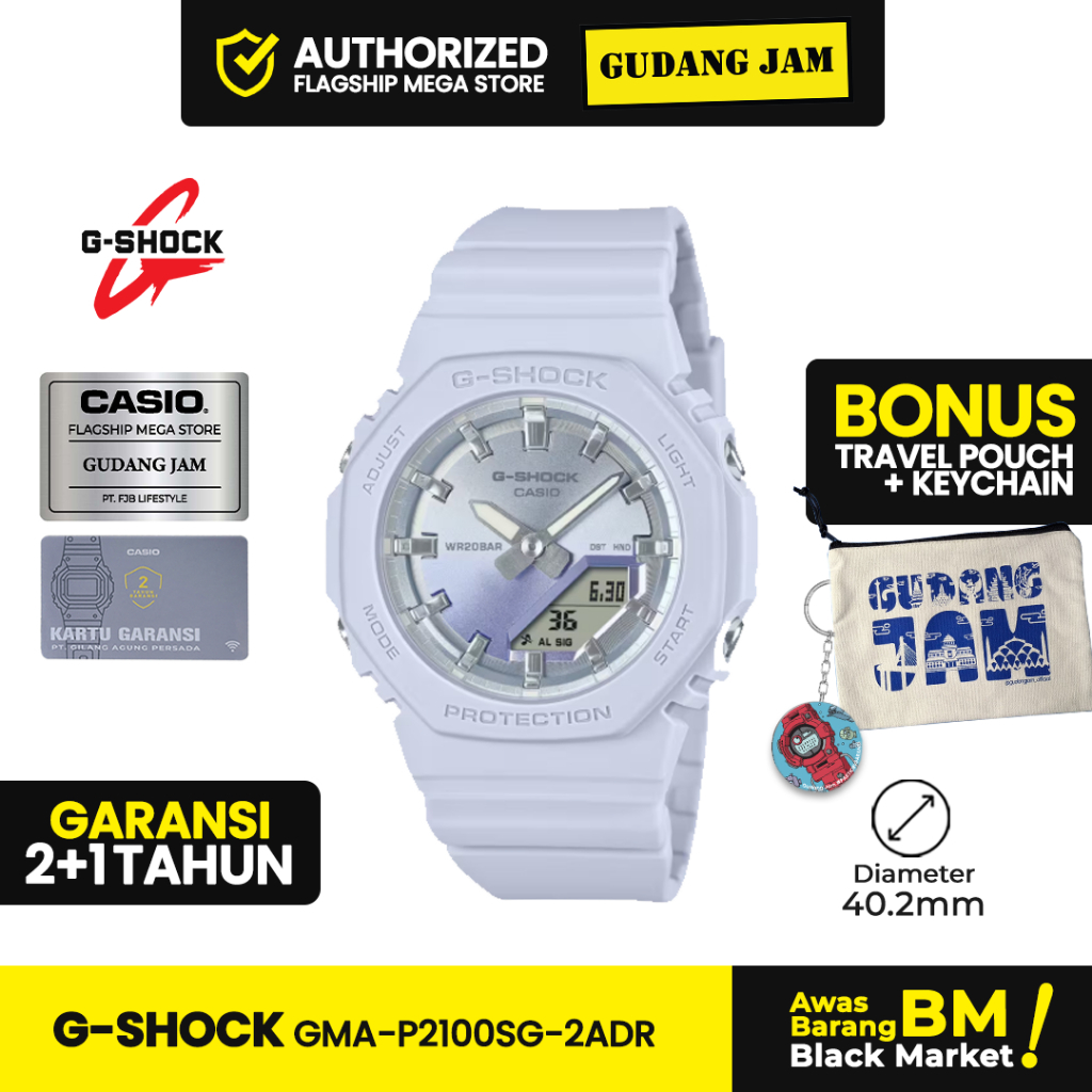 Jam Tangan G-Shock GShock GMA-P2100SG-2ADR GMA-P2100SG-2A GMA-P2100SG