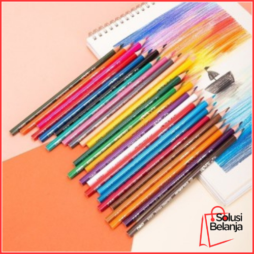 

DELI004 Deli EC00307 Pensil Warna 12 Warna dengan Bonus Rautan Pensil Diatas Y1668