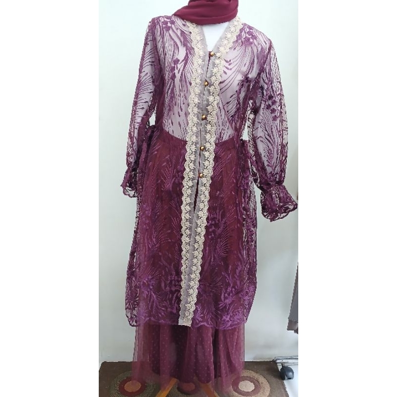 SETROK BRUKAT | BRUKAT TILE | ROK TUTU | ROK PLISKET