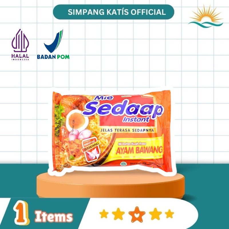 

[SIMPANG KATIS]MIE SEDAAP RASA AYAM BAWANG 70 GRAM