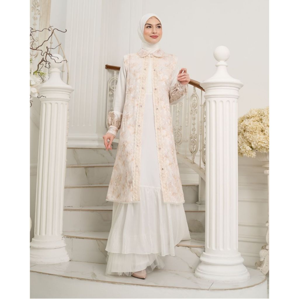 Ranti - Zhafira Dress - Gamis Muslim Wanita - Gamis Signature - Couple Keluarga