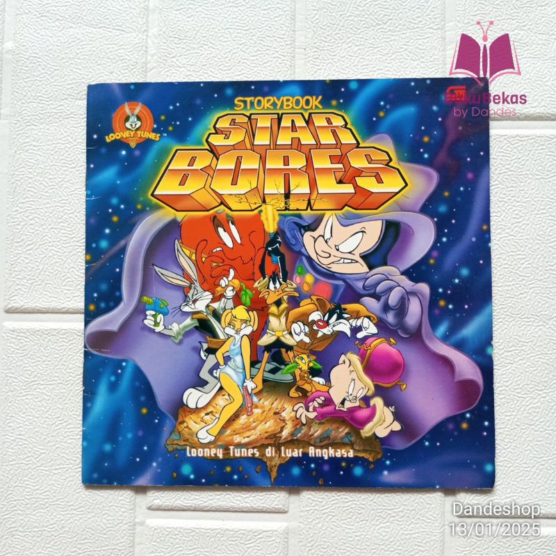 Looney Tunes Star Bores Storybook _ di Luar Angkasa - Buku Cerita Anak Bekas Preloved